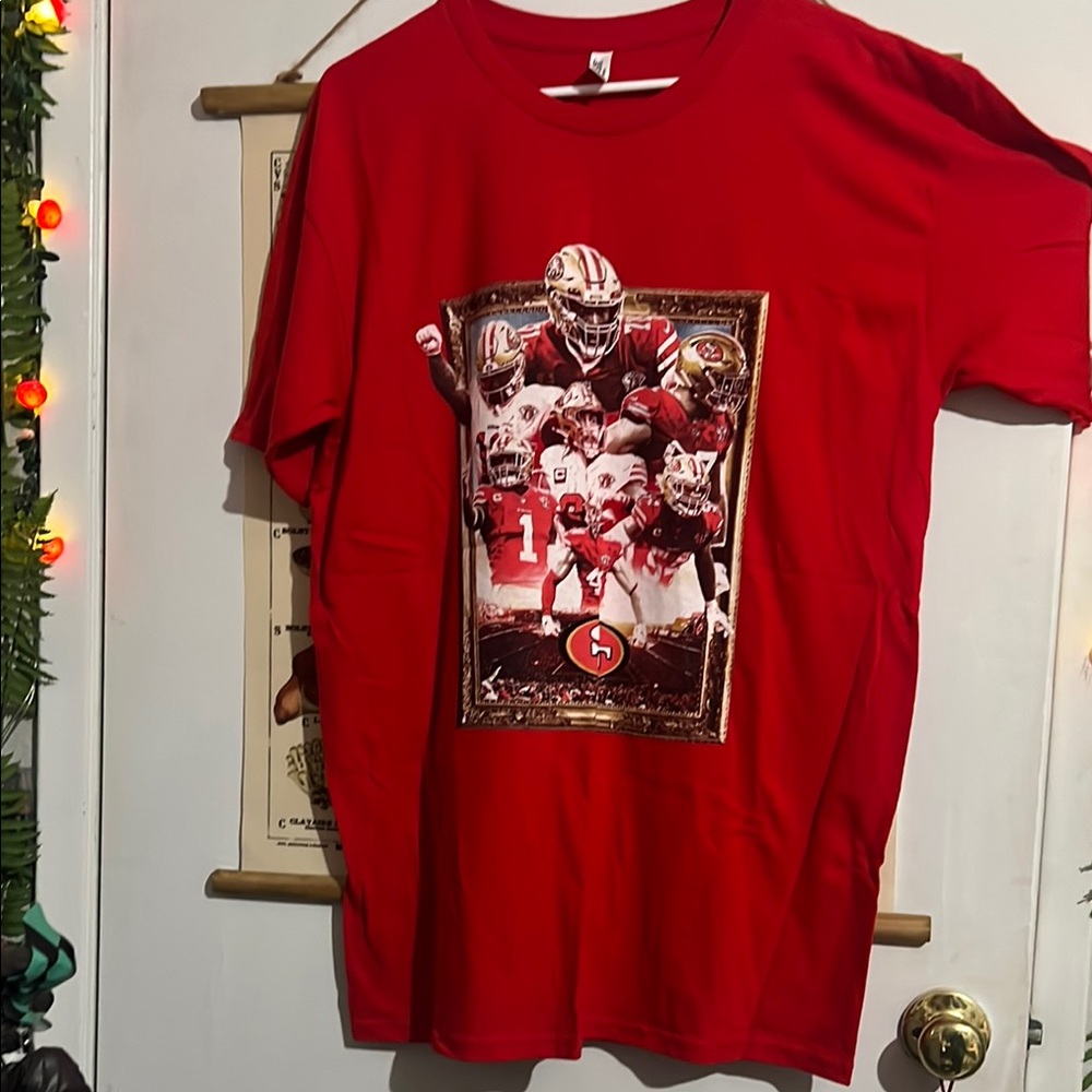 49ers red men’s tee